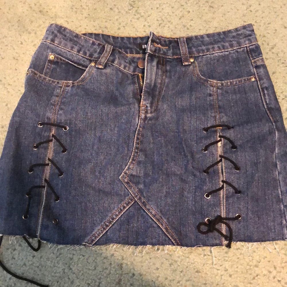 Brand New (with tags) Copper Closet Jean Skirt